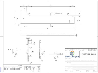 Steel Shop Drawing